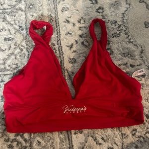 Victoria secret red bralette size medium